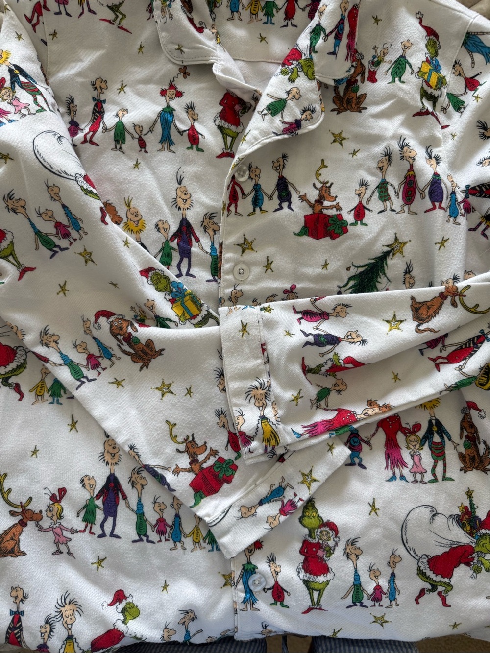 Dr.Seuss The Grinch Matching Family Pajama Set Kids 6 Adult S & XL Pottery Barn - Picture 14 of 17